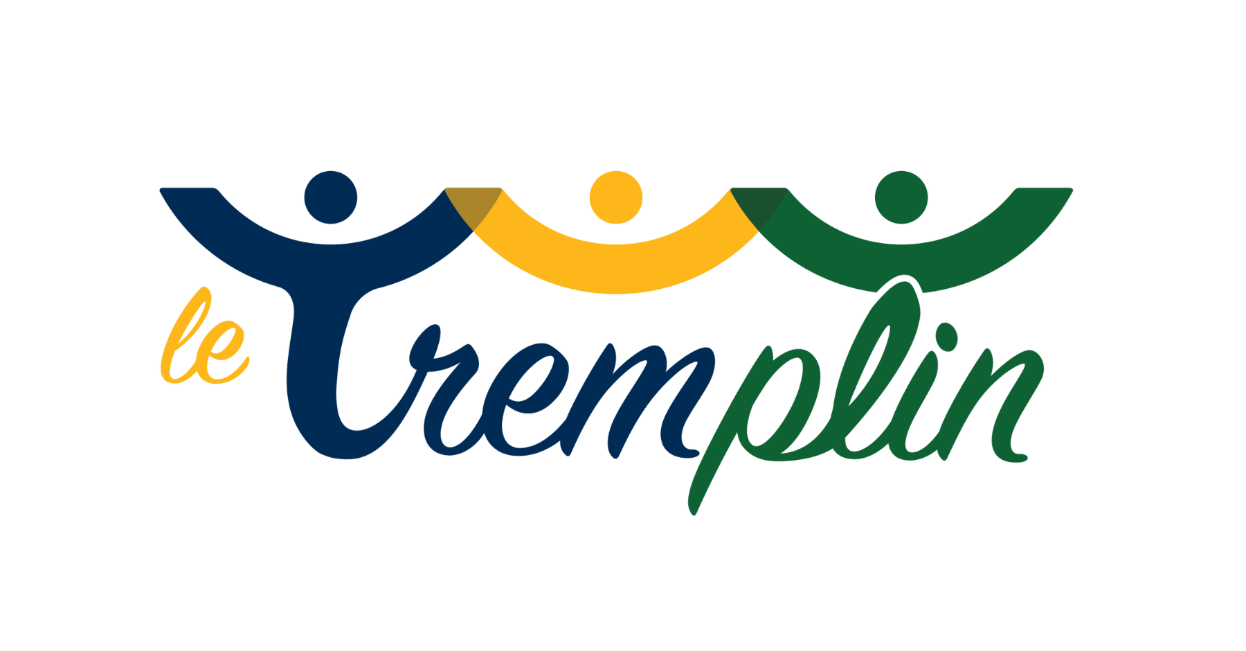 Logo Tremplin simple couleurs