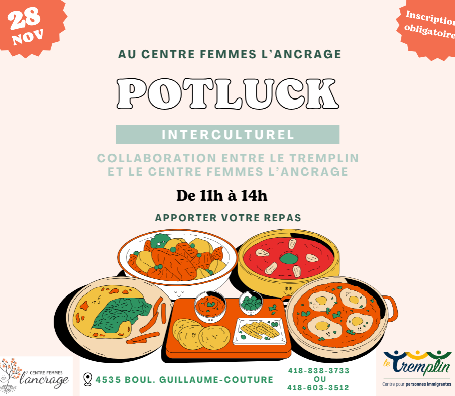 Potluck interculturel entre femmes